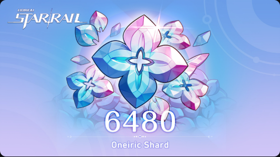 6480+1600 Oneiric Shard — Honkai: Star Rail