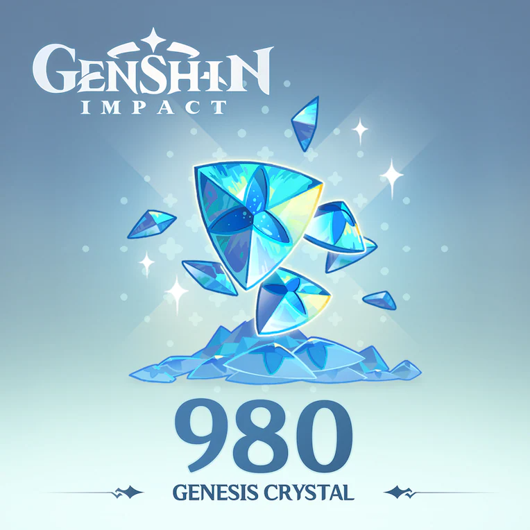 980+110 Genesis Crystals — Genshin Impact